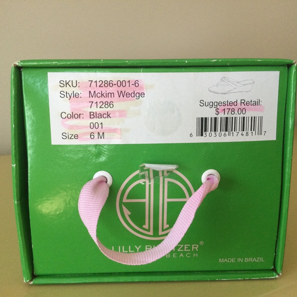 Lilly Pulitzer Mckim Wedge-NIB